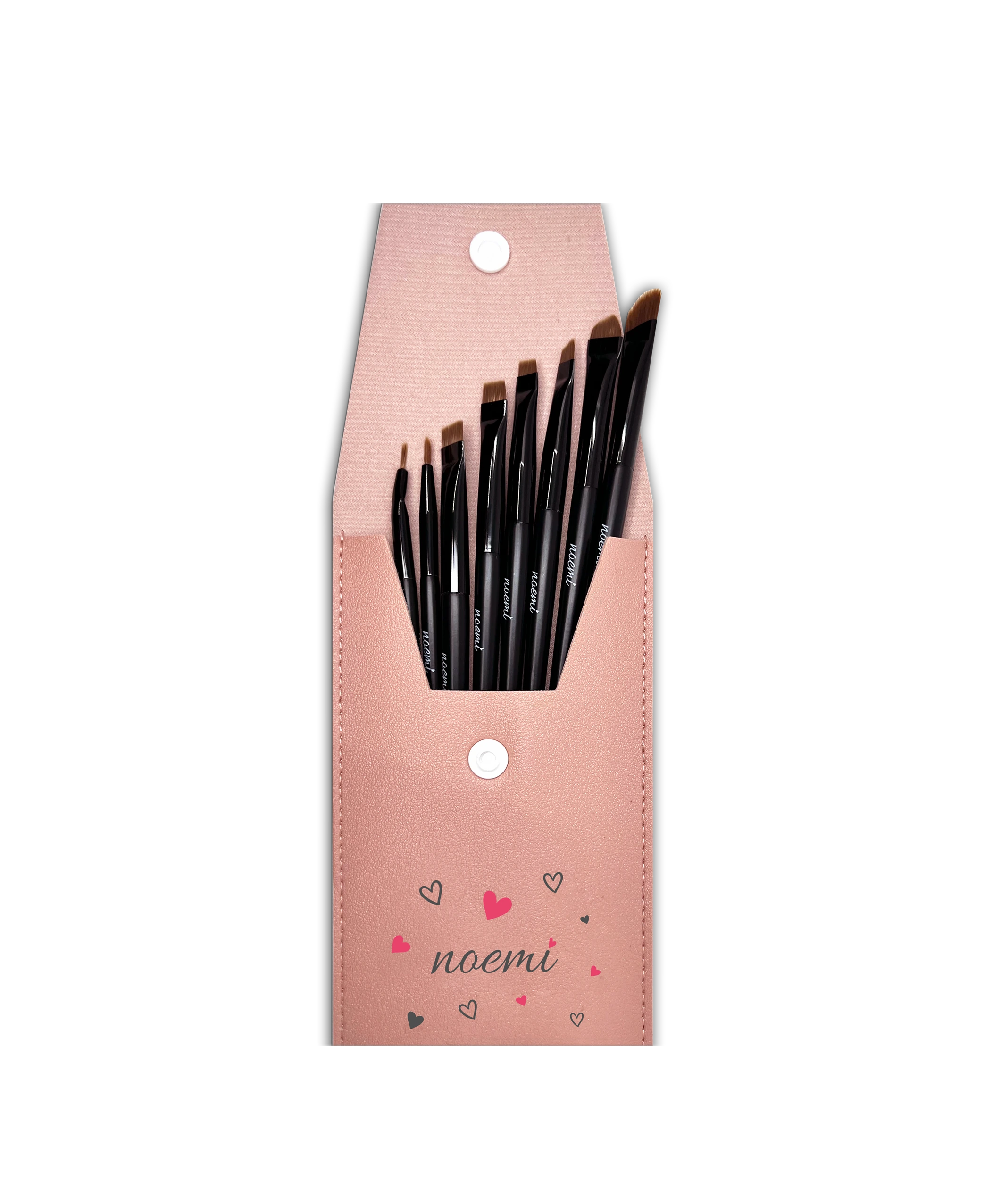 Brush Set with Case – 8 Brushes