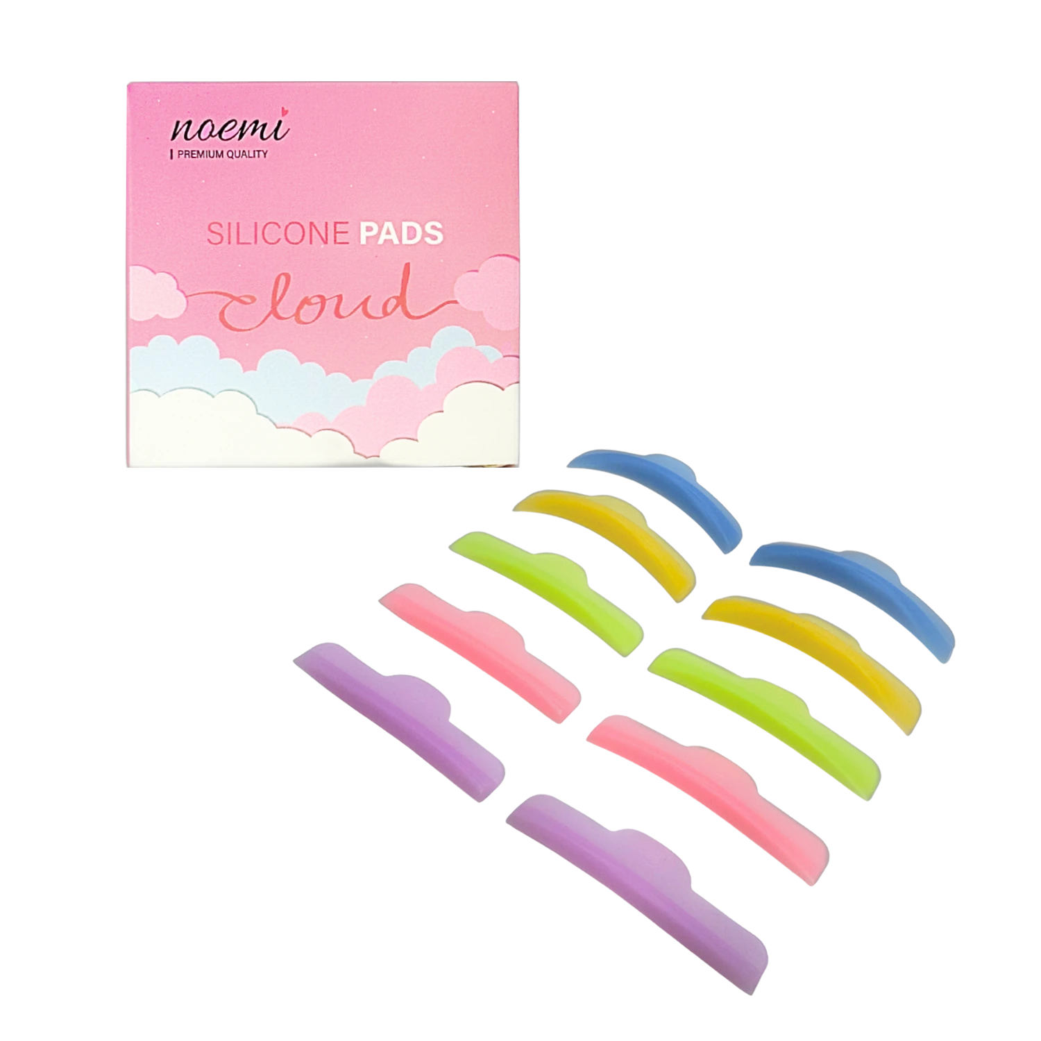 Cloud Silicone Pad U-Curl - Mix 5 Pairs